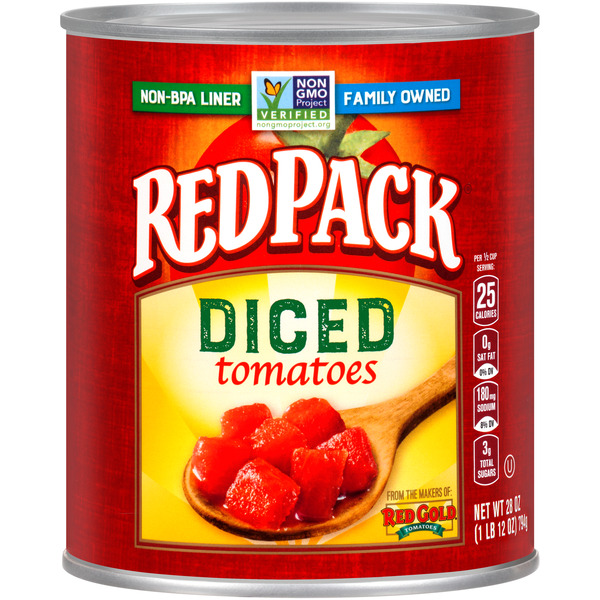 Canned & Jarred Vegetables Redpack Diced Tomatoes hero