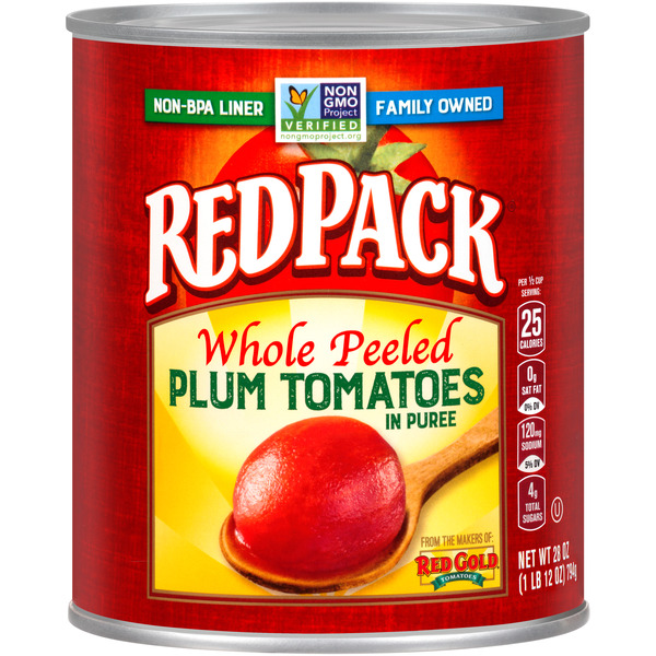 Canned & Jarred Vegetables Redpack Whole Peeled Plum Tomatoes in Puree hero