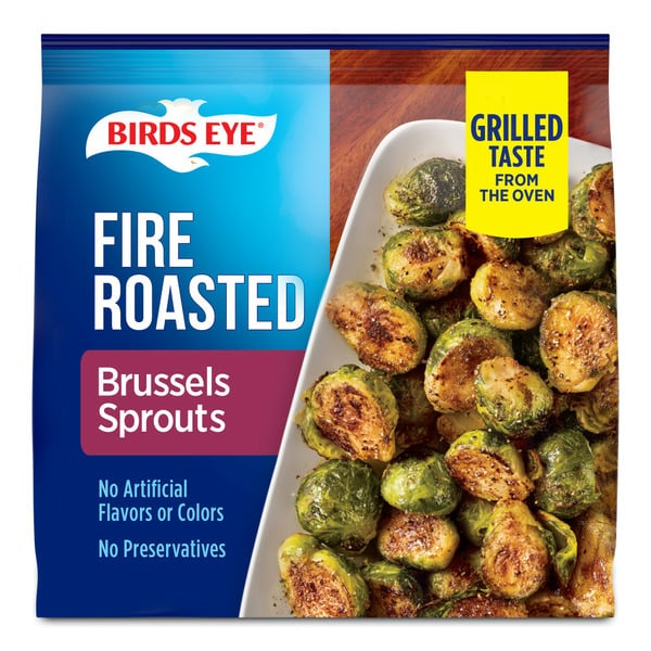 Birds Eye Fire Roasted Brussels Sprouts, Frozen Vegetables hero