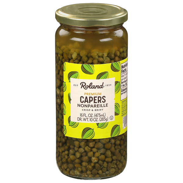 Pickled Goods & Olives Roland Foods Capers, Premium, Nonpareille hero