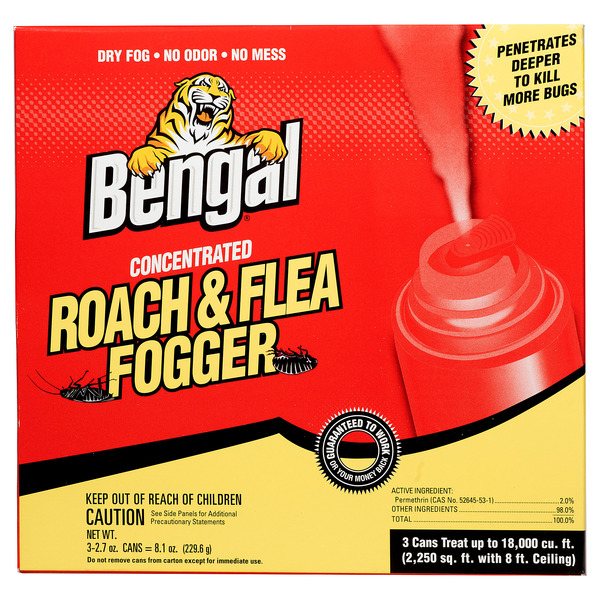 More Household Bengal Roach & Flea Fogger, Concentrated hero