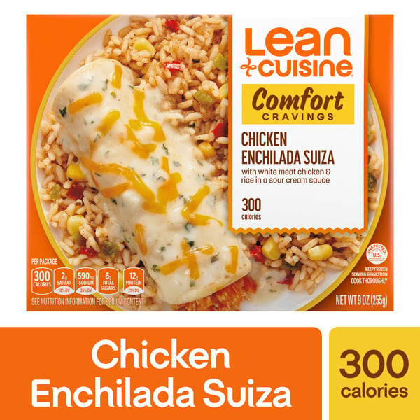 Frozen Meals Lean Cuisine Favorites Chicken Enchilada Suiza Frozen Entrée hero