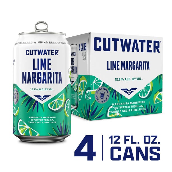 Spirits Cutwater Margarita, Lime hero