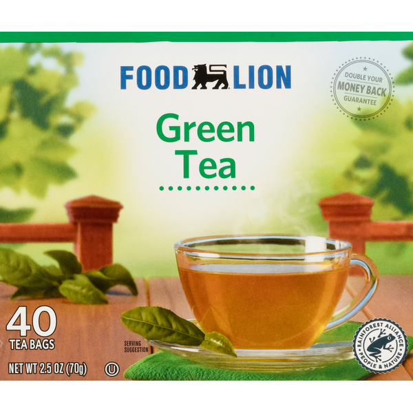 Tea Food Lion Pure Green Tea Bags 40CT hero