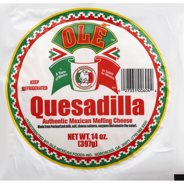 Olé Melting Cheese, Authentic Mexican, Quesadilla hero