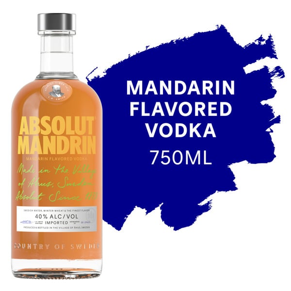 Vodka Absolut Mandrin Flavored Vodka hero