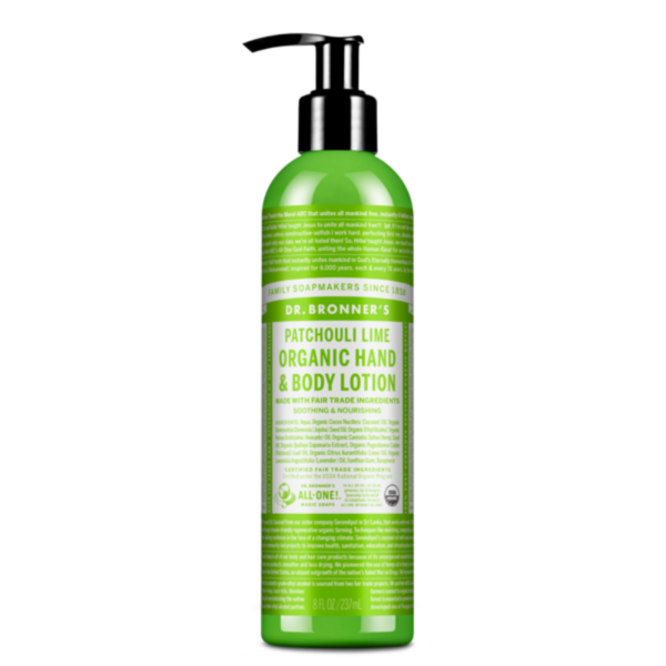 Body Lotions & Soap Dr. Bronner's Patchouli Lime, Organic Lotion hero