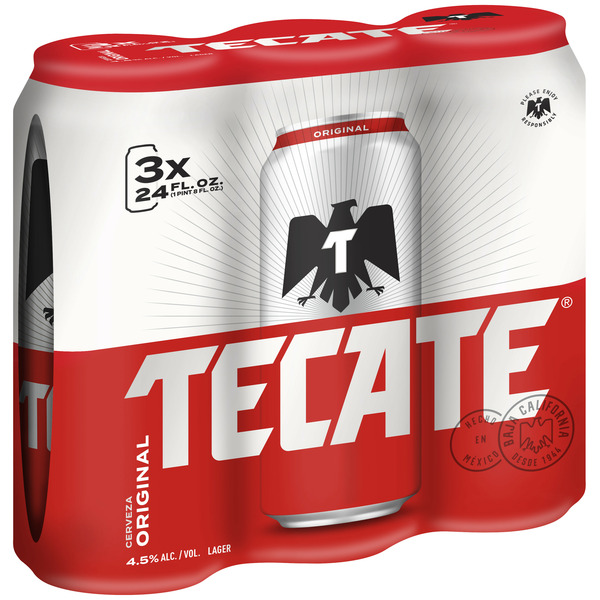 Beers & Coolers Tecate Original Mexican Lager Beer hero