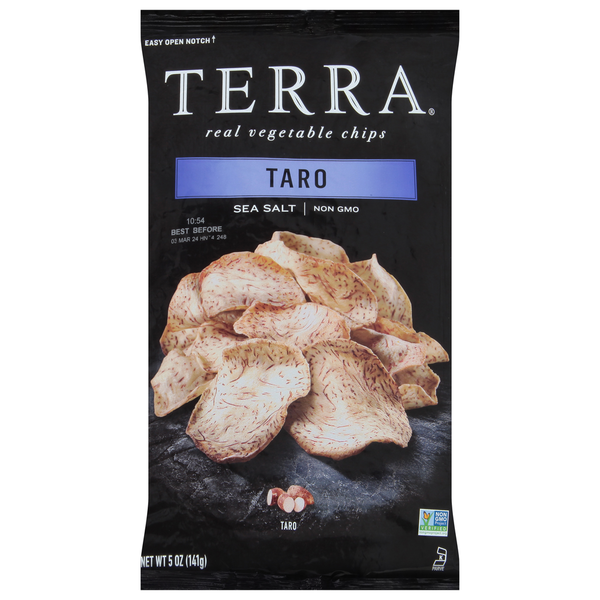 Chips & Pretzels TERRA Vegetable Chips, Real, Taro, Sea Salt hero