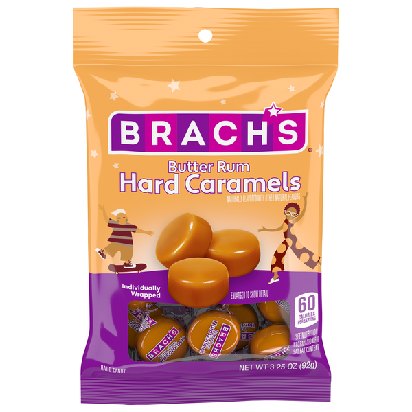 Brach's Hard Candy, Butter Rum, Hard Caramels hero