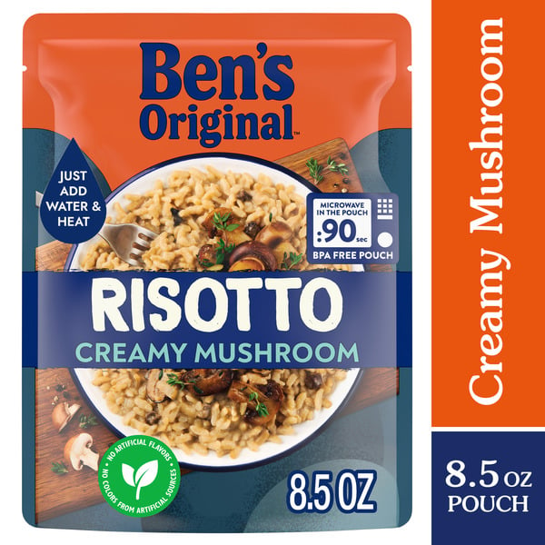 Prepared Meals Ben's Original Mushroom Risotto Rice Pouch hero