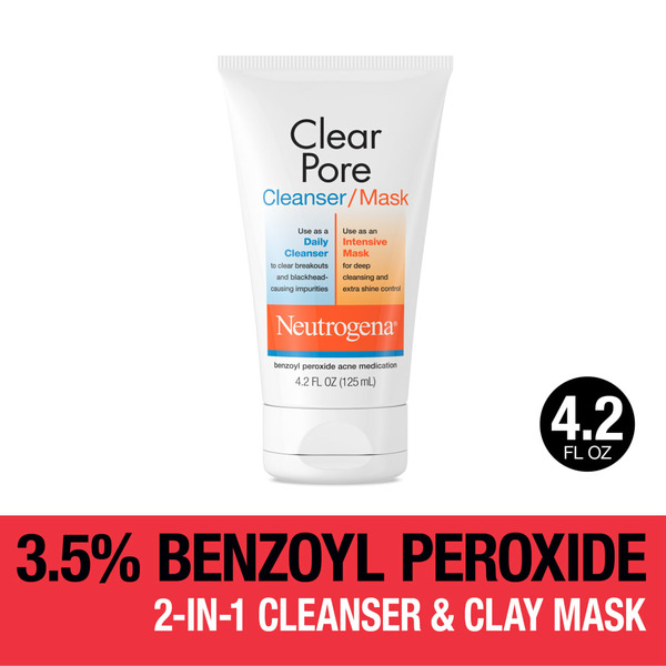 Facial Care Neutrogena Clear Pore Facial Cleanser & Clay Mask hero