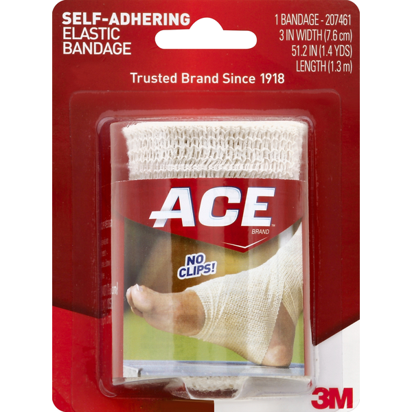 First Aid ACE Bandage, Self-Adhering, Elastic hero