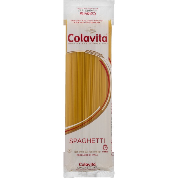 Dry Pasta Colavita Spaghetti Pasta hero