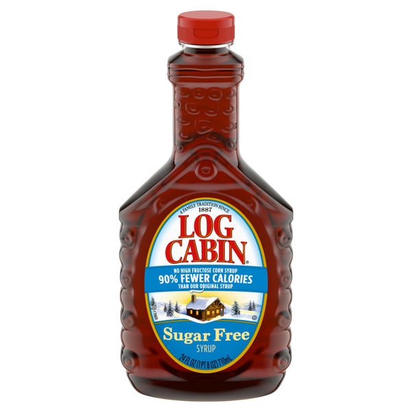 Honeys, Syrups & Nectars Log Cabin Sugar Free Syrup hero