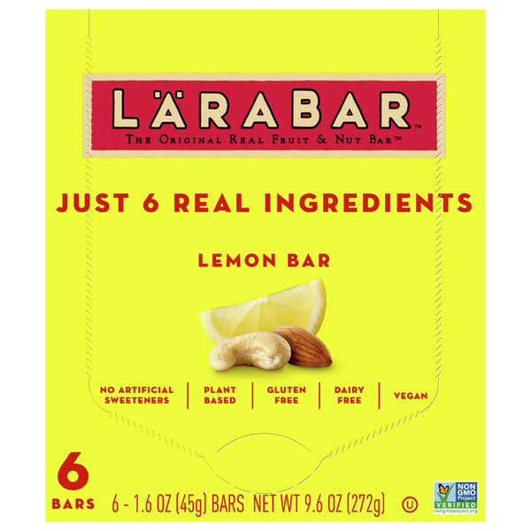 Fruit & Vegetable Snacks LÄRABAR Fruit & Nut Bar, Lemon Bar hero