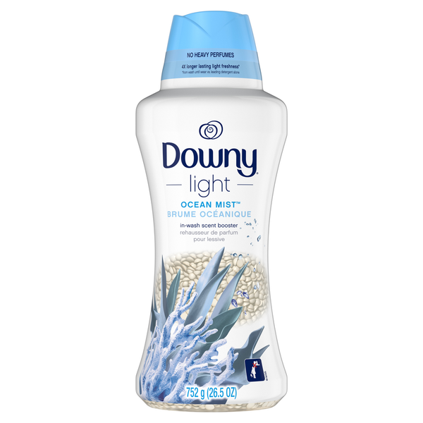 Laundry Downy Light Laundry Scent Booster Beads for Washer, Ocean Mist, with No Heavy Perfumes hero