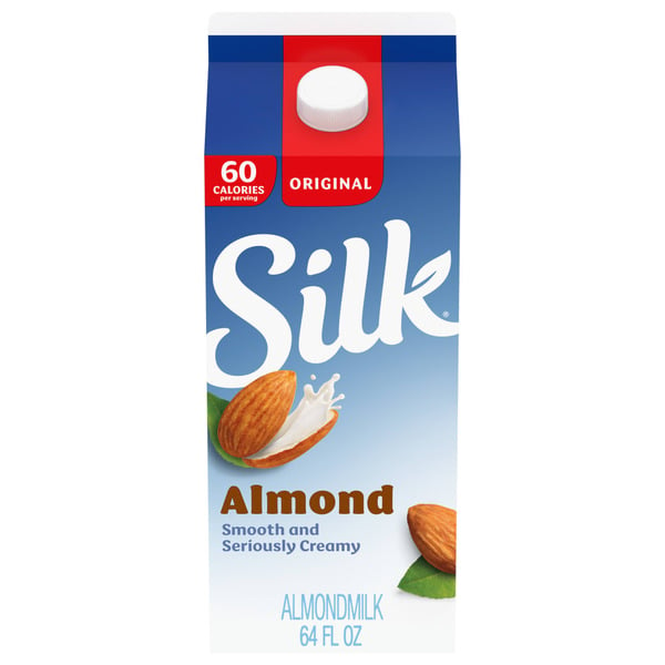 Nutmilk & Dairy Free Silk Original Almond Milk, Dairy Free, Gluten Free, Soy Free hero