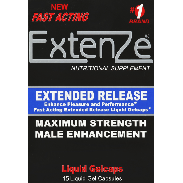 Family Planning ExtenZe Male Enhancement, Maximum Strength, Extended Release, Liquid Gel Capsules hero