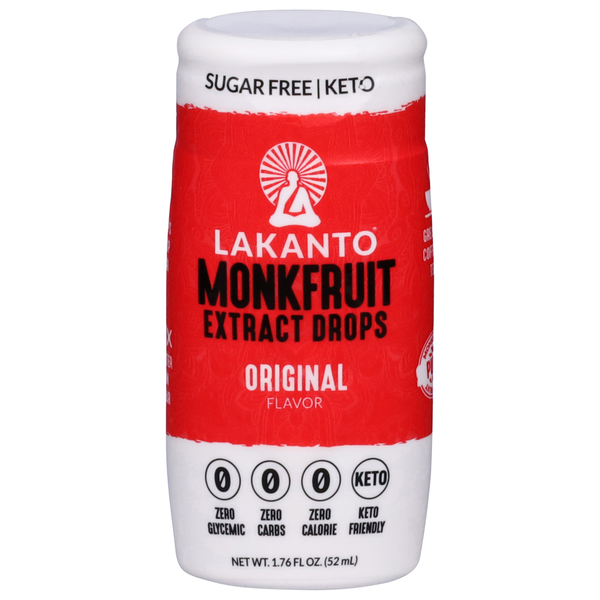 Baking Ingredients Lakanto Monkfruit Extract Drops, Original Flavor hero