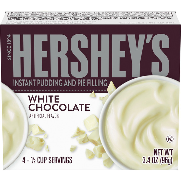 Refrigerated Pudding & Desserts Hershey's White Chocolate Instant Pudding and Pie Filling hero