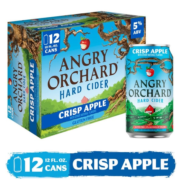 Hard/Spiked Cider, Soda & Seltzer Angry Orchard Crisp Apple Hard Cider hero