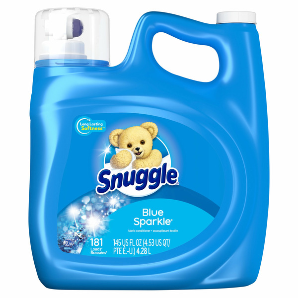 Laundry Snuggle Blue Sparkle Fabric Conditioner hero