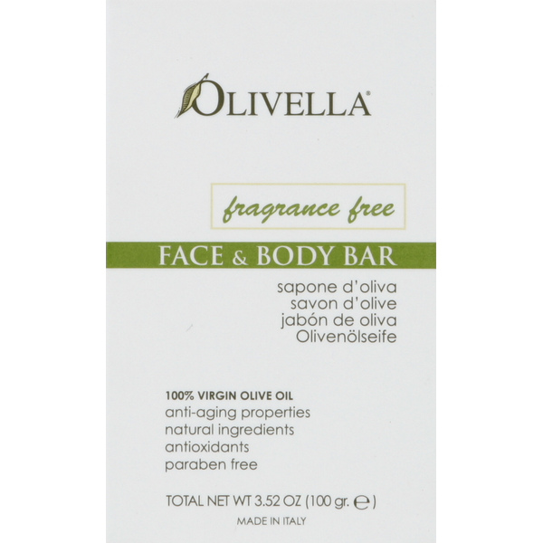 Body Lotions & Soap Olivella Face & Body Bar, Fragrance Free hero