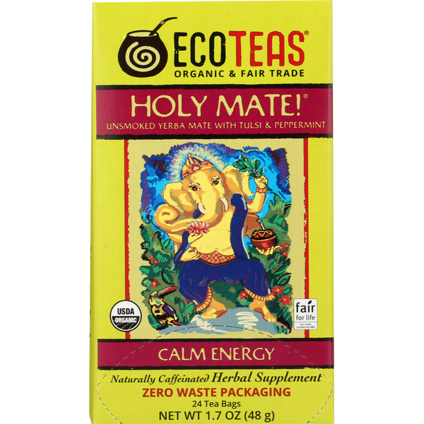 Tea Oteas Organic Holy Mate Calm Energy Tea hero