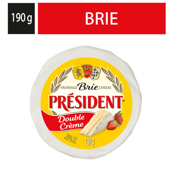 Packaged Cheese Président Brie hero