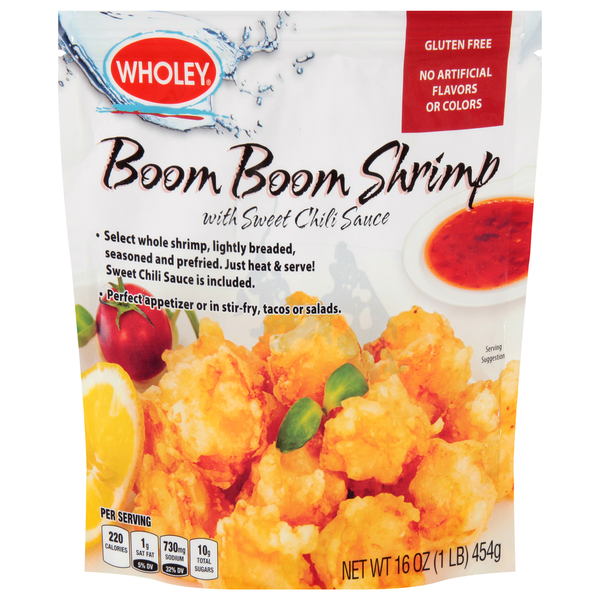 Frozen Meat & Seafood Wholey Boom Boom Shrimp, with Sweet Chili Sauce hero