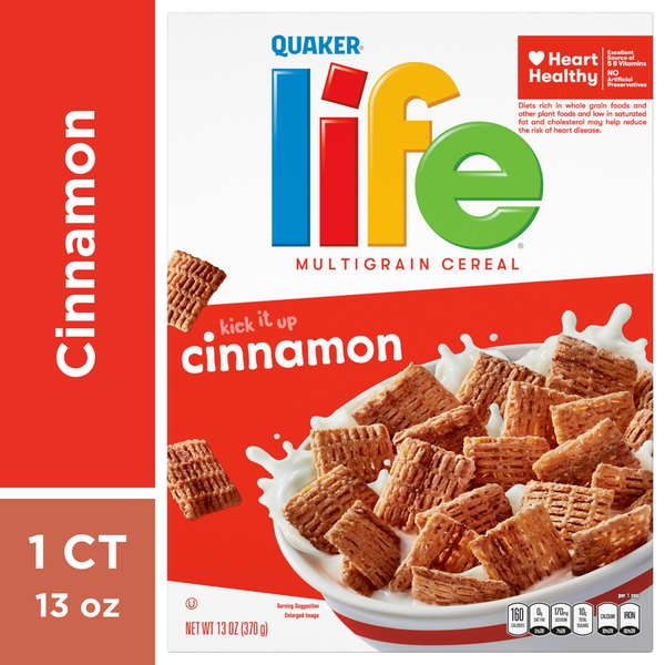 Cereal Life Cereal, Cinnamon, Multigrain hero