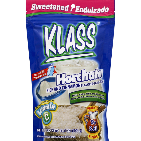 Cocoa & Drink Mixes Klass Drink Mix, Horchata, Rice and Cinnamon Flavored hero