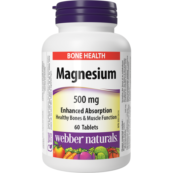 Vitamins & Supplements Webber Naturals Magnesium Enhanced Absorption 500 Mg hero