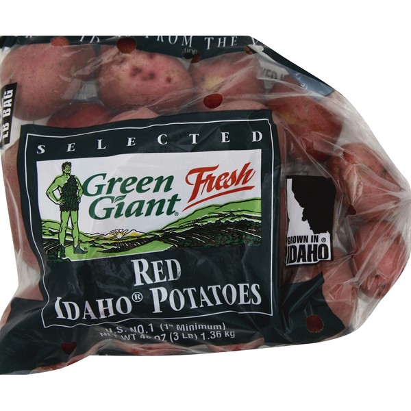 Fresh Vegetables Potatoes, Idaho, Selected Red hero