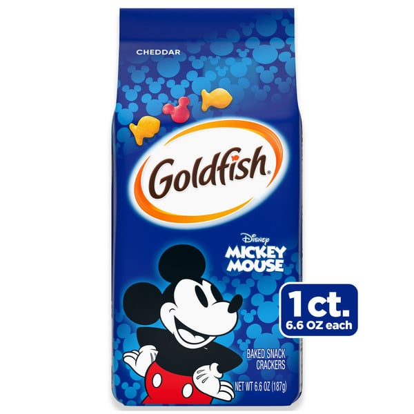 Crackers Pepperidge Farm Goldfish  Disney Mickey Mouse Cheddar Crackers hero