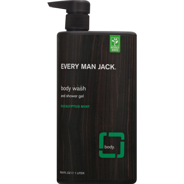 Body Lotions & Soap Every Man Jack Body Wash and Shower Gel, Eucalyptus Mint hero