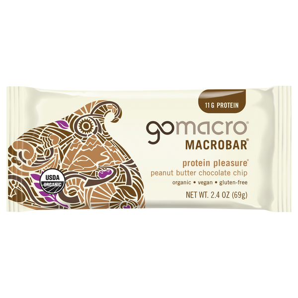 Protein & Meal Replacements GoMacro MacroBar, Peanut Butter Chocolate Chip hero