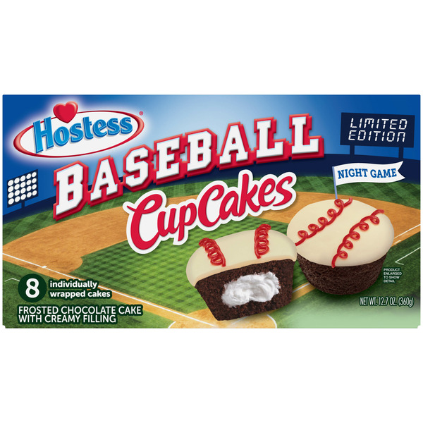 Bakery Desserts Hostess Baseball CupCakes Night Game Limited Edition – hero