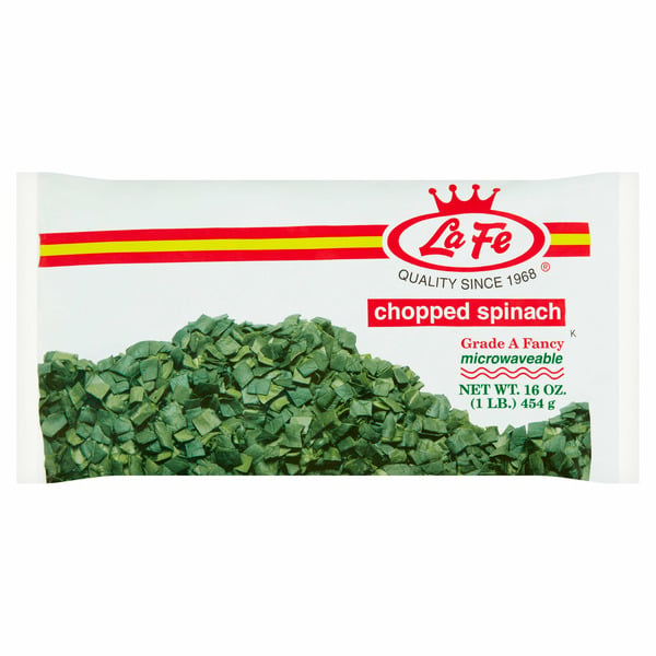 Frozen Produce La Fe Chopped Spinach hero