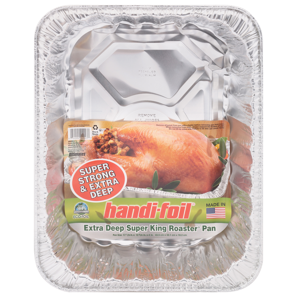 Kitchen Supplies Handi-foil Roaster Pan, Super King, Extra Deep hero