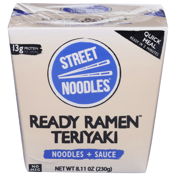 Instant Foods Street Noodles Ready Ramen, Teriyaki hero