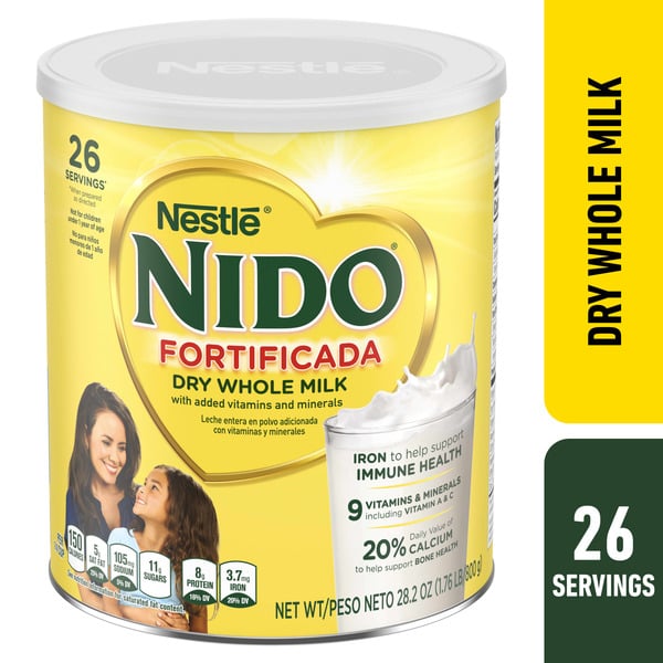 Latino Foods Nestlé Nido Fortificada Dry Whole Milk hero