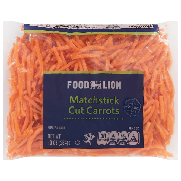 Fresh Vegetables Food Lion Matchstix Carrots hero