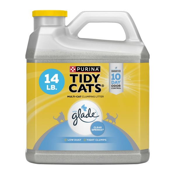 Cat Food & Care Purina Tidy Cats Clumping Cat Litter, Glade Clear Springs Multi Cat Litter hero