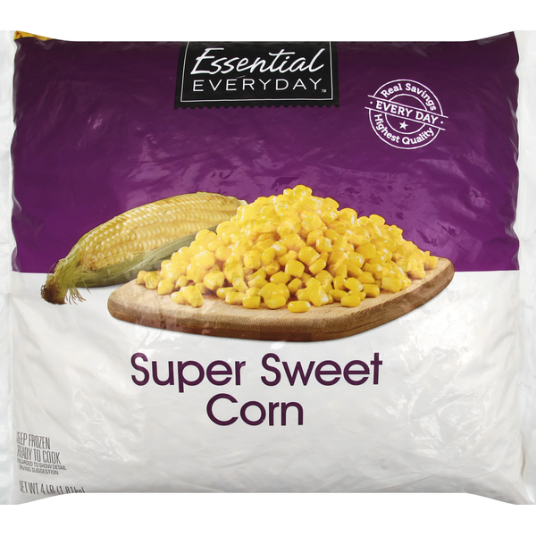 Frozen Meals Essential Everyday Corn, Super Sweet hero