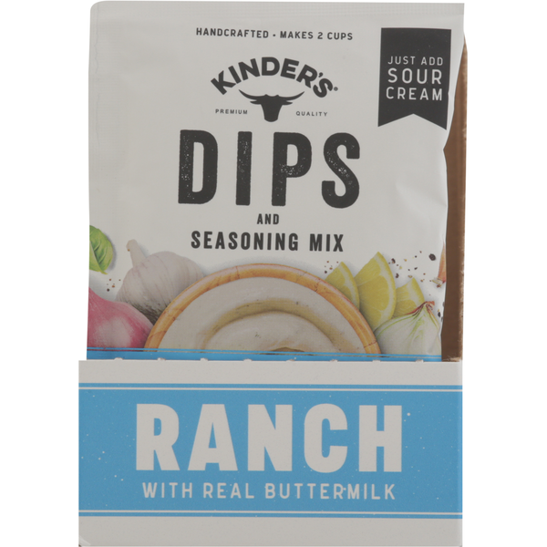 Salad Dressing & Toppings Kinder's Dips and Seasoning Mix, Ranch hero