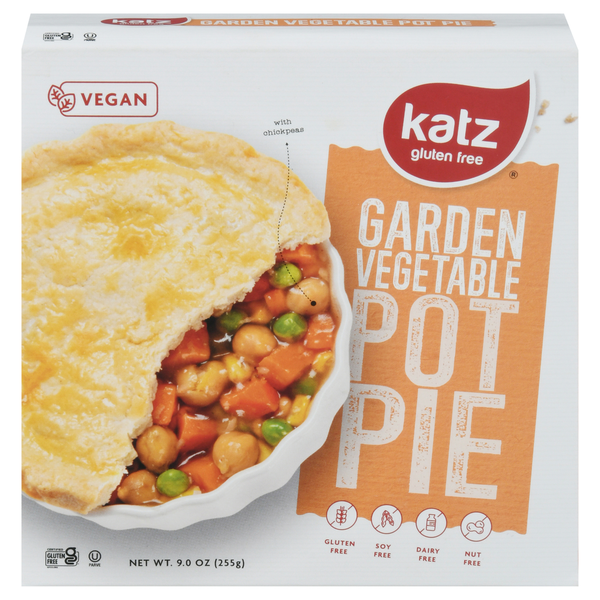 Frozen Meals Katz Pot Pie, Garden Vegetable hero