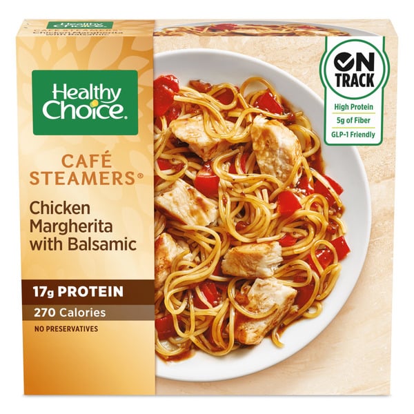 Frozen Meals Healthy Choice Café Steamers Chicken Margherita with Balsamic Frozen Meal hero