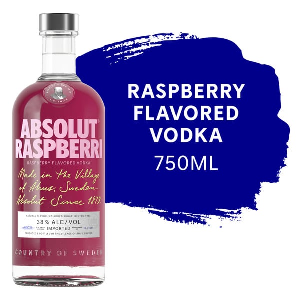 Flavored Vodka Absolut Raspberri Flavored Vodka hero